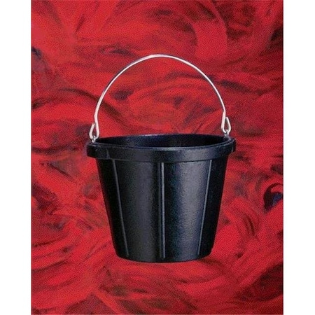 Fortress Industries Fortex Industries Inc Rubber Pail- Black 10 Quart - N200  BLACK 380578